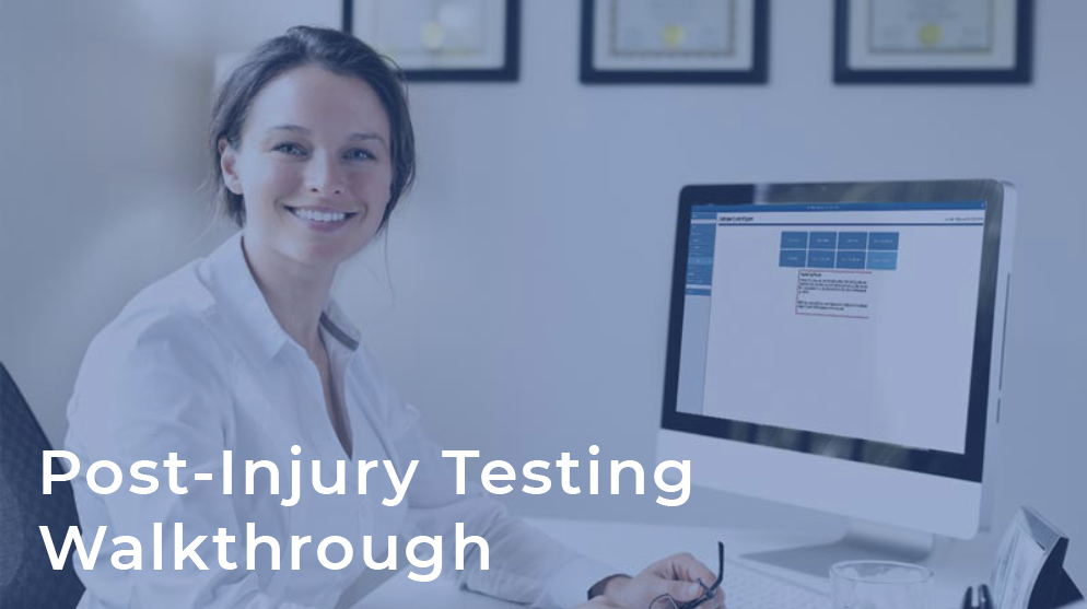 Post-injury testing outside of your clinic 1
